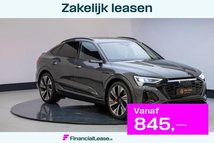 Audi Q8 Sportback e-tron 55 quattro S Edition Competition 11, Auto's, Audi, Bedrijf, Lease, Financial lease, Q8 e-tron, ABS, Achteruitrijcamera