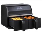 Tomado TAF8001B - Dubbele airfryer - 2 x 4 liter inhoud - 17, Witgoed en Apparatuur, Airfryers, Ophalen, Zo goed als nieuw, Airfryer