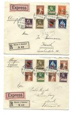 Zwitserland -2 Brieven, Postzegels en Munten, Verzenden, Brief