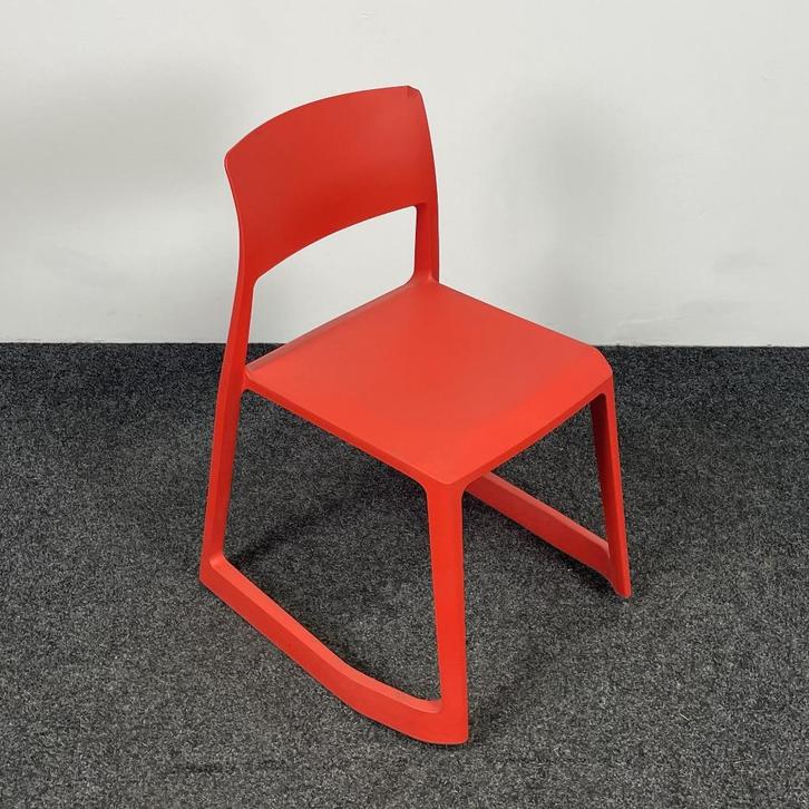 Vitra Tip Ton Stoel - Rood 25615, Huis en Inrichting, Stoelen, Gebruikt, Eén, Kunststof, Rood, Ophalen