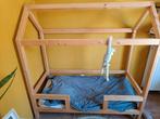 Peuterbed huisje inclusief matras, Kinderen en Baby's, Kinderkamer | Bedden, Ophalen, 70 tot 85 cm, 140 tot 160 cm, Zo goed als nieuw