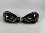 Gebruikte Zwarte Koplampen Hyundai Tucson 2004–2010 – Set, Ophalen of Verzenden, Gebruikt, Hyundai