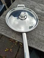 Simtronic Hapjespan 24cm -, Huis en Inrichting, Keuken | Potten en Pannen, Ophalen of Verzenden, Zo goed als nieuw, Rvs, Koekenpan of Braadpan