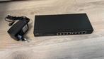 Zyxel GS1900-8  8-poort Gigabit Managed Switch, Computers en Software, Netwerk switches, Ophalen of Verzenden, Zo goed als nieuw