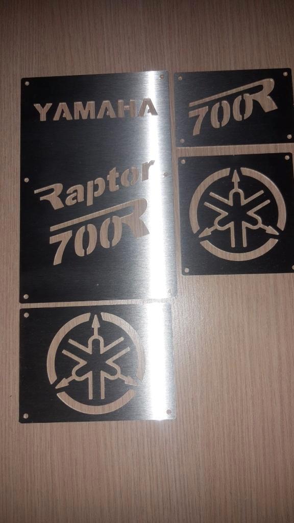 RVS Warning Tags Yamaha Raptor 700 nieuw, Motoren, Onderdelen | Yamaha, Nieuw, Ophalen of Verzenden