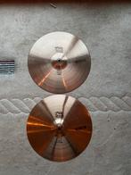 Paiste 2002 black label 15” hihats, Muziek en Instrumenten, Drumstellen en Slagwerk, Ophalen of Verzenden, Gebruikt, Overige merken