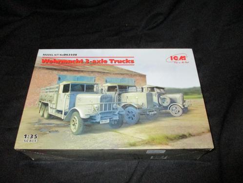 H-275,ICM 1-35,NO,DS3508,Wehrmacht 3-axle Trucks Henschel 33, Hobby en Vrije tijd, Modelbouw | Auto's en Voertuigen, Nieuw, Verzenden