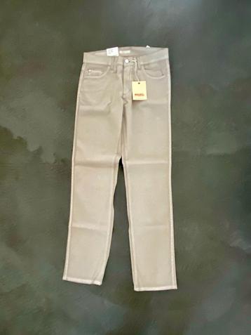 H190 Nieuw: Angels Cici: maat 36/38=S/M broek L30 taupe beschikbaar voor biedingen