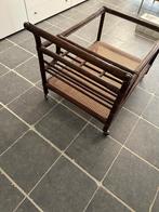 Serveerwagen trolley bamboe/rotan antiek op wielletjes, Ophalen