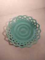 Zenith Gouda 831 - ajour schaal turquoise / mintgroen, Ophalen of Verzenden