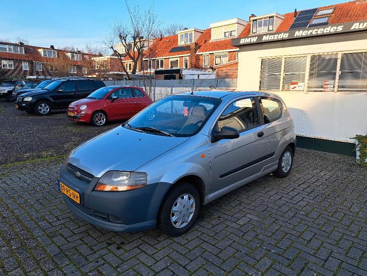 Chevrolet Kalos 1.2 3D 2005 Grijs VERKOCHT!!!!!, Auto's, Chevrolet, Bedrijf, Kalos, Airbags, Centrale vergrendeling, Climate control