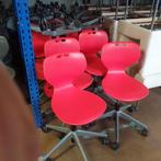 Ahrend 450 Merryfair bureaustoel schoolstoel rood kunststof, Ophalen of Verzenden, Rood