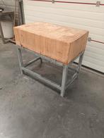 Slagers hakblok werkbank blokvlak, Huis en Inrichting, Keuken | Keukenbenodigdheden, Ophalen, Zo goed als nieuw