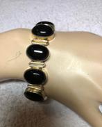 Armband, Sieraden, Tassen en Uiterlijk, Armbanden, Ophalen of Verzenden, Nieuw, Zwart, Zilver