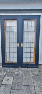 Mooie set ensuite schuifdeuren met glas in lood ramen., Hobby en Vrije tijd, Ophalen