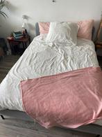 Used IKEA Slattum Bed Frame + Hövåg Mattress, Ophalen, Overige materialen, Gebruikt, Tweepersoons