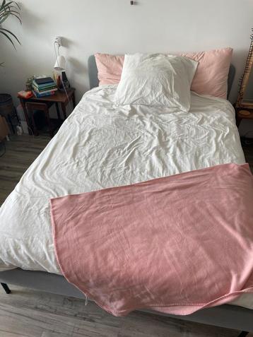 Used IKEA Slattum Bed Frame + Hövåg Mattress