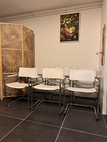 6 vintage buisframe stoelen beschikbaar voor biedingen
