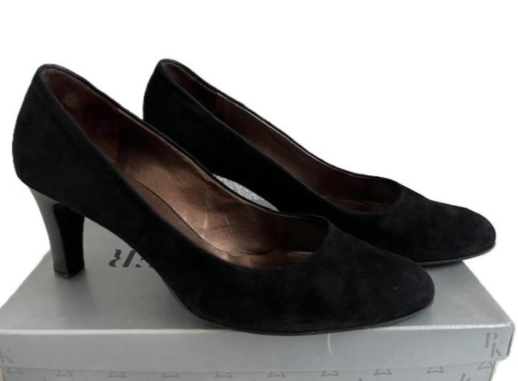 PETER KAISER Karat pumps suede zwart 7 1/2-41, Kleding | Dames, Schoenen, Gedragen, Pumps, Zwart, Verzenden