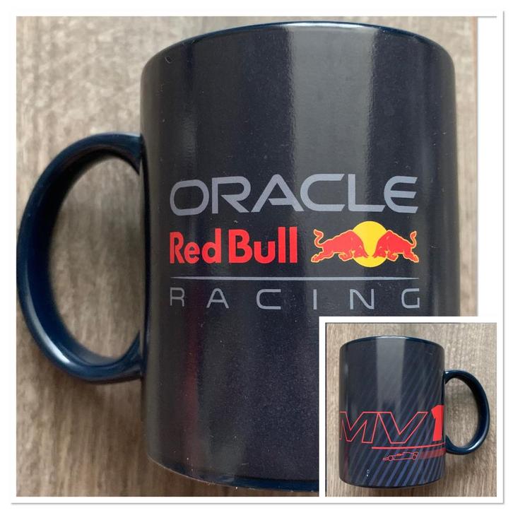 Oracle Red Bull Racing: Max Verstappen Beker/Mok, Verzamelen, Automerken, Motoren en Formule 1, Ophalen of Verzenden