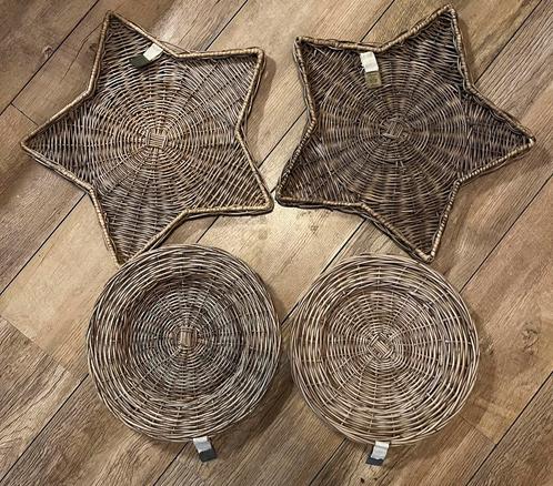 Riviera Maison onderborden rond en ster oude collectie, Huis en Inrichting, Woonaccessoires | Overige, Zo goed als nieuw, Ophalen of Verzenden
