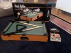 Mini Pooltafel - Compleet met accessoires, Ophalen of Verzenden, Zo goed als nieuw, Pooltafel