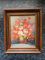 Schilderij bloemstilleven Edmund Sanders, Antiek en Kunst, Kunst | Schilderijen | Klassiek, Ophalen of Verzenden