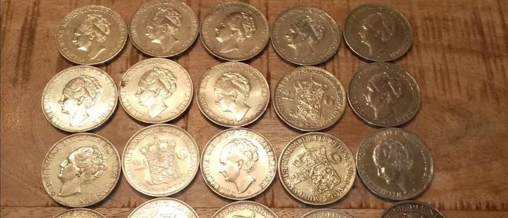 30 zilveren wilhemina rijksdaalders jaren 1929 t/m 1939, Postzegels en Munten, Edelmetalen en Baren, Zilver, Ophalen of Verzenden