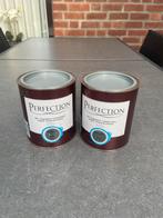 2 Blikken Perfection Zijdeglans Gobigrijs Verf, Nieuw, Ophalen of Verzenden, Verf, Grijs