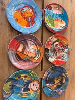 Zes kunstige dinerborden - Amerpoort, Ophalen, Porselein, Overige stijlen, Bord(en)