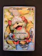 Hisuian Growlithe 181/167 full art. Pokemon card, Ophalen of Verzenden, Zo goed als nieuw, Losse kaart