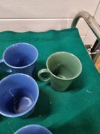 Mokken groot blauw en groen 7 stuks, Ophalen of Verzenden