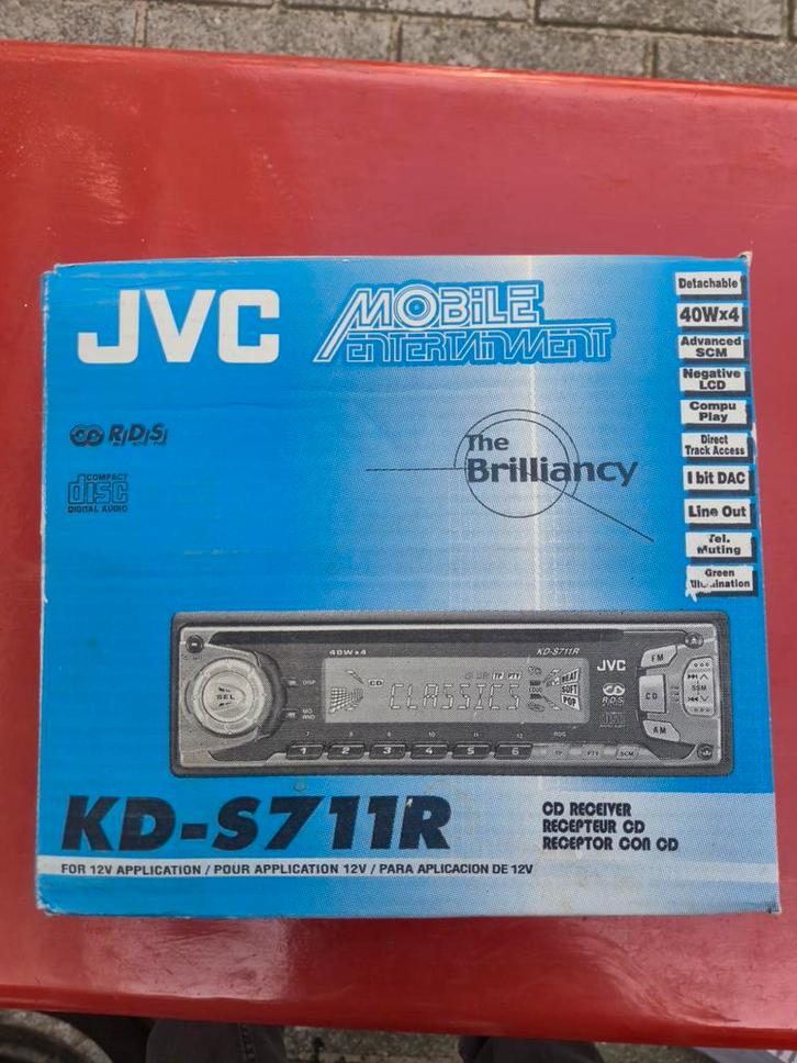 JVC KD-S711R Autoradio - Nieuw in doos!, Auto diversen, Autoradio's, Nieuw, Ophalen of Verzenden