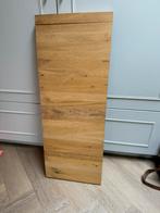 Eiken tafelblad plank, Doe-het-zelf en Verbouw, Hout en Planken, Ophalen, 25 tot 50 mm, Eiken, Zo goed als nieuw
