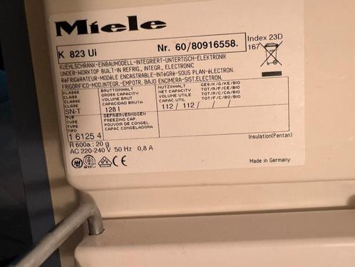 ZGAN Miele koelkast tegen elk aannemelijk bod!, Witgoed en Apparatuur, Koelkasten en IJskasten, Zo goed als nieuw, Zonder vriesvak