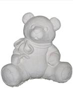 Tuinbeeld Beer met strik, vorstbestendig beton, nieuwstaat, Ophalen, Zo goed als nieuw