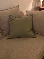 DYTÅG Grijs/Groene Linnen Kussen (incl. vulling), Ophalen, Nieuw, Groen, Vierkant