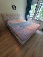 Verstelbaar bed 180x200, Ophalen, Beige, Tweepersoons, 180 cm