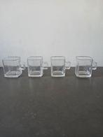 Douwe Egberts Quadrante kopjes, Senseomaat kopjes (4), Ophalen of Verzenden, Overige stijlen, Kop(pen) en/of Schotel(s), Glas