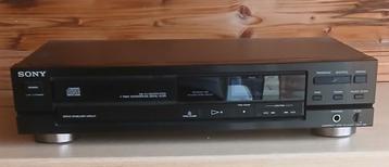 Sony CDP-190 CD-Speler 1989 Zwart DAC KSS-240A TDA1543A R1 beschikbaar voor biedingen
