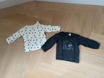 2 shirts - mt 80 - als Nieuw!, Ophalen of Verzenden, Zo goed als nieuw, Hema, Jongetje