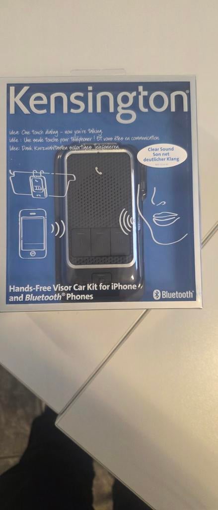 Kensington Handsfree Visor Car Kit - Nieuwstaat, Auto diversen, Ophalen of Verzenden, Nieuw