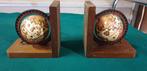 boekensteunen met wereldbol vintage, Huis en Inrichting, Woonaccessoires | Overige, Ophalen of Verzenden, 'T Olde Gre-j, Info@toldegrej.nl