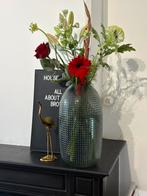 Groene Design Vaas, Ophalen, Minder dan 50 cm, Groen, Glas
