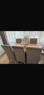 Mooie houten eettafel, Huis en Inrichting, Tafels | Eettafels, Ophalen, 100 tot 150 cm, Eikenhout, Zo goed als nieuw