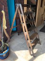 Antieke bibliotheektrap, Doe-het-zelf en Verbouw, Ladders en Trappen, Ophalen of Verzenden, Zo goed als nieuw, Minder dan 2 meter