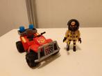 Playmobil 71090 brandweer quad compleet, Ophalen of Verzenden, Zo goed als nieuw, Complete set