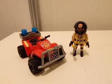 Playmobil 71090 brandweer quad compleet  beschikbaar voor biedingen