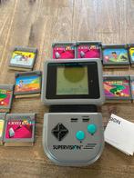 Vintage  watara Supervision spelcomputer met 12 spelletjes, Spelcomputers en Games, Spelcomputers | Overige, Ophalen of Verzenden