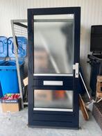 Hardhouten Voordeur, Doe-het-zelf en Verbouw, Deuren en Horren, Ophalen, Gebruikt, 80 tot 100 cm, 200 tot 215 cm